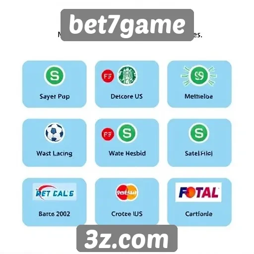 Métodos de pagamento aceitos no site bet7game